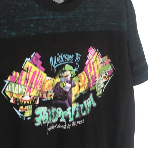 LEGO Batman Movie Shirt Mens Large Black Green Joker Graphic DC Comics - Picture 2 of 16